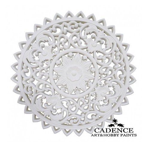 PLACA MANDALA RESINA MOD 1 49.5 DIAMETRO