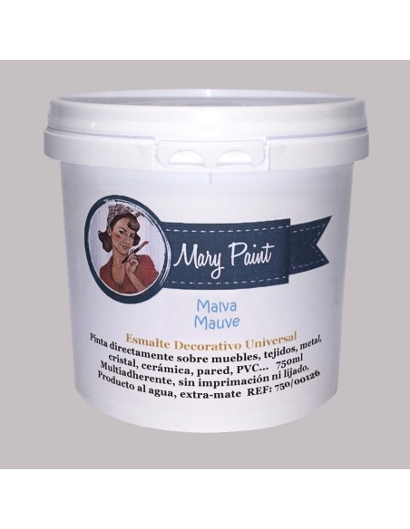 Pintura Decoración, tienda, muebles Técnica Malva Mary Paint chalk paint 250ml