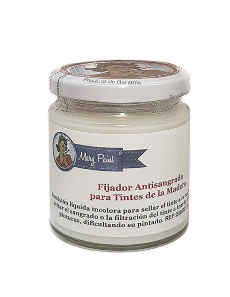 Fijador antisangrado de la madera