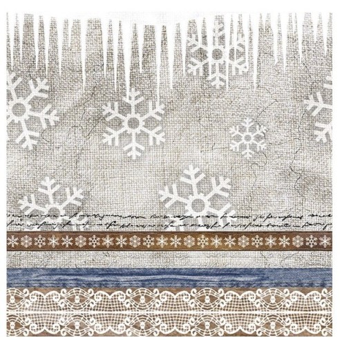 Servilleta flor de navidad