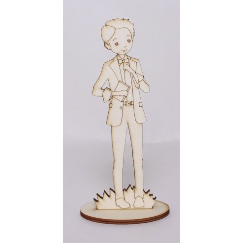 Silueta Comunión niño-2 ( pajarita) 42 cm