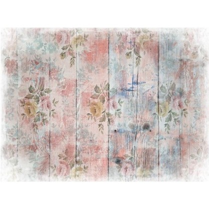 Papel Arroz MADERA ROSA IMPRESA