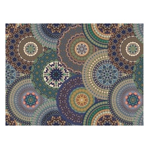 Papel Arroz ETHNIC DISCOS AZULES