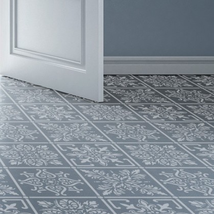 Stencil suelo azulejos, 52...