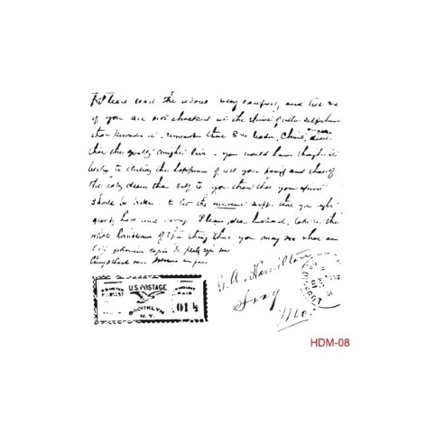 Stencil CARTA SELLADA 25 X 25 CADENCE