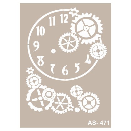 Stencil ENGRANAJES ESFERA...