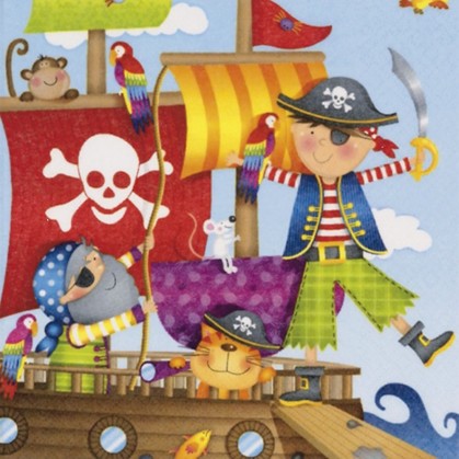 Servilleta PIRATES