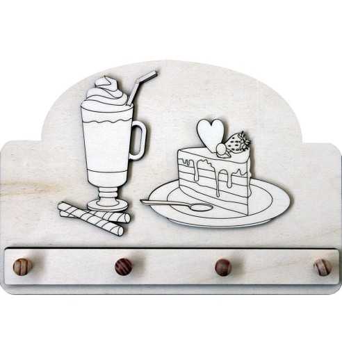 PERCHA COCINA MOCCA 30X20CM