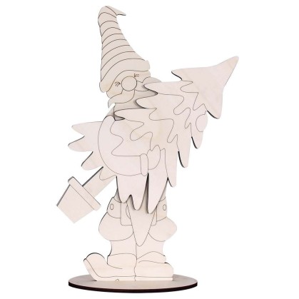 SILUETA GNOMO ARBOL 24.5 X...