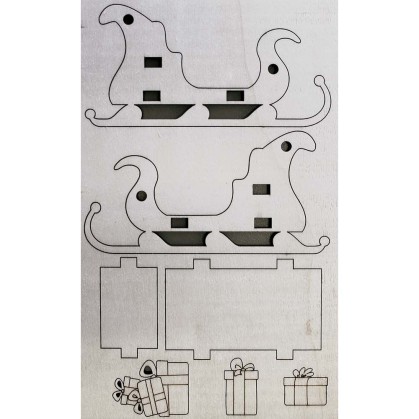 TRINEO CON REGALOS 15X7,5X6... 2