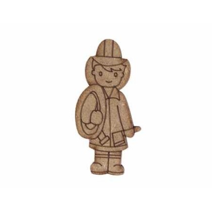 SILUETA DE DM DOLL BOMBERO...