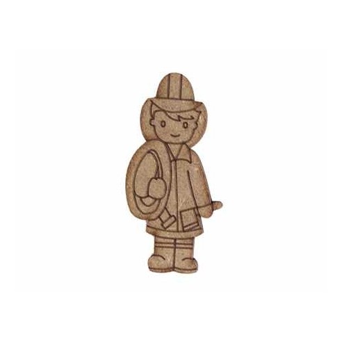 SILUETA DE DM DOLL BOMBERO 10X5