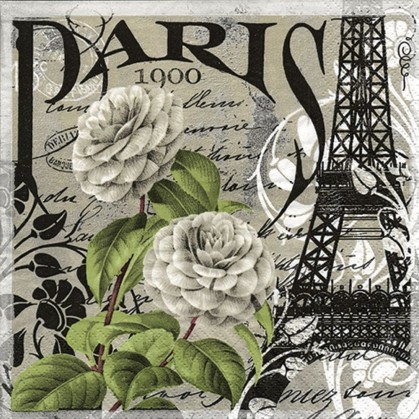 Servilleta PARÍS 1900