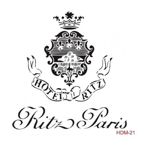 Stencil Ritz Paris 25X25