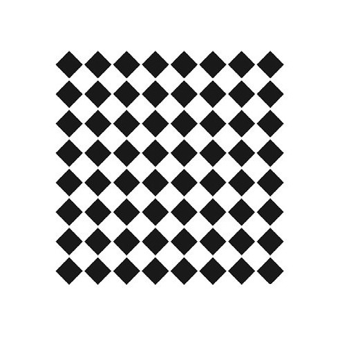 Stencil Rombos 25X25