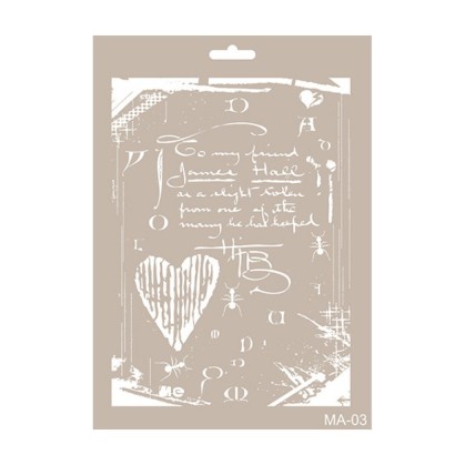 STENCIL SIMBOLOS 21 X 30