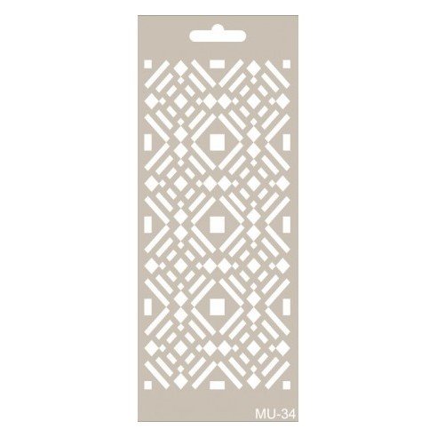 stencil mix  GEOMÉTRICO 21 x 9