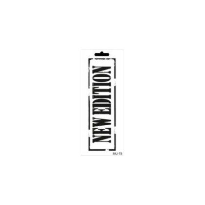 Stencil NEW EDITION 10x25