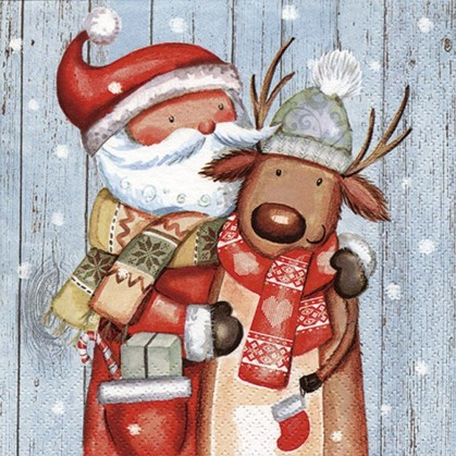 SERVILLETA 33X33CM SANTA &...