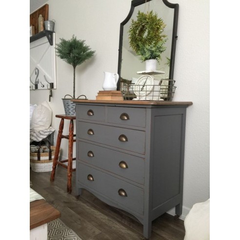 Pintura Decoración, tienda, muebles Técnica Gris Topo Mary Paint chalk paint 250ml