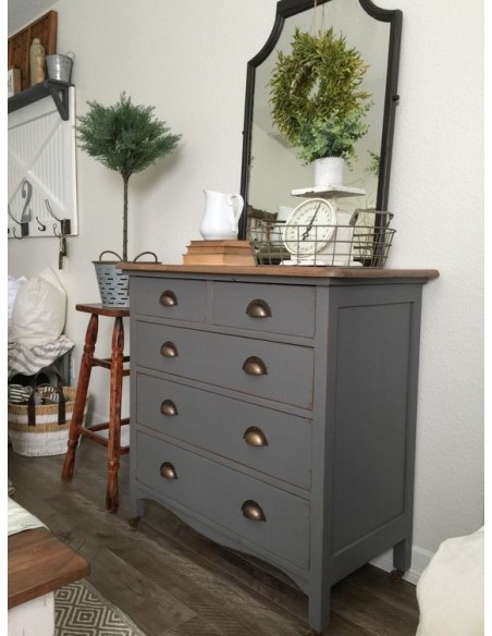 Pintura Decoración, tienda, muebles Técnica Gris Topo Mary Paint chalk paint 250ml