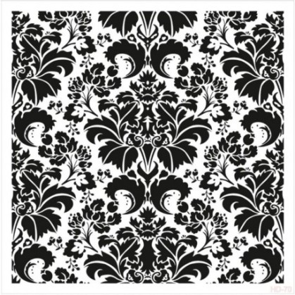STENCIL FONDO ADAMASCO TUPIDO 25X25