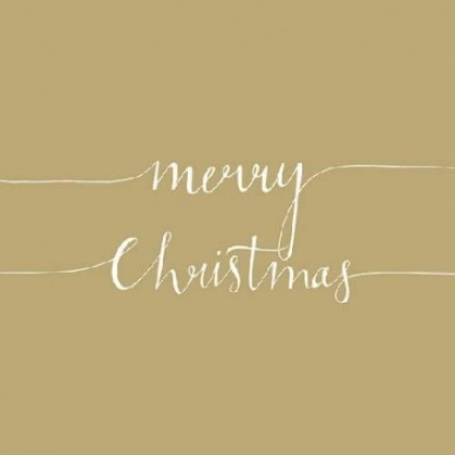 Servilleta CHRISTMAS NOTE GOLD