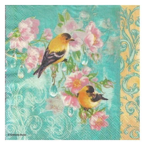 Servilleta SCARLET PETROL 33X33CM