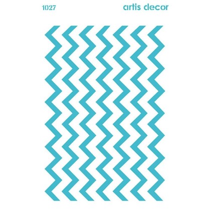 STENCIL FONDO CHEVRON...