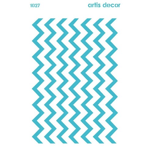 STENCIL FONDO CHEVRON 20X28.5CM