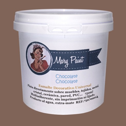 Pintura Decoración, tienda, muebles Técnica Chocolate Mary Paint chalk paint 250ml