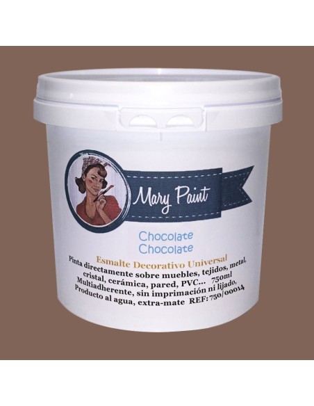 Pintura Decoración, tienda, muebles Técnica Chocolate Mary Paint chalk paint 250ml