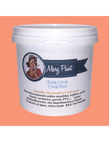 Pintura Decoración, tienda, muebles Técnica Coral Mary Paint chalk paint 250ml