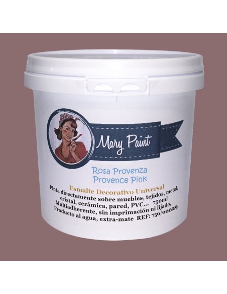 Pintura Decoración, tienda, muebles Técnica Rosa Provenza Mary Paint chalk paint 250ml