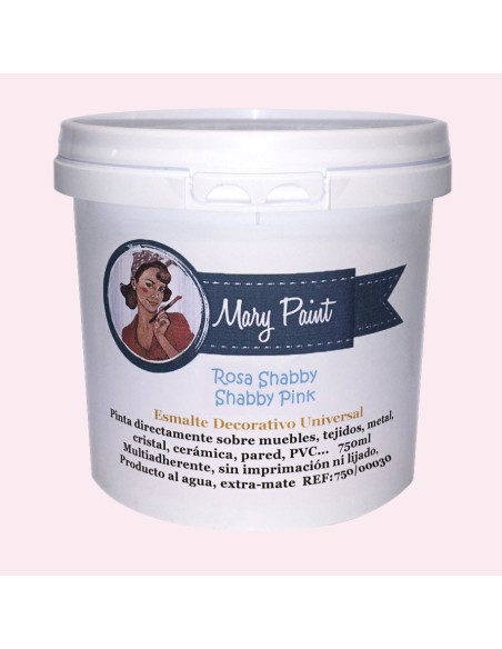 Pintura Decoración, tienda, muebles Técnica Rosa Shabby Mary Paint chalk paint 250ml