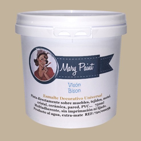 Pintura Decoración, tienda, muebles Técnica Visón Mary Paint chalk paint 250ml