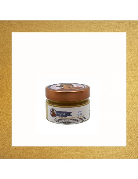 Pintura Decoración, tienda, muebles Técnica Metalizado Oro Mary Paint  250ml