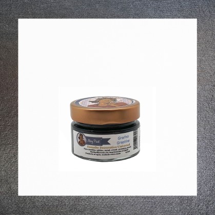 Pintura Decoración, tienda, muebles Técnica Metalizado Grafito Mary Paint  250ml