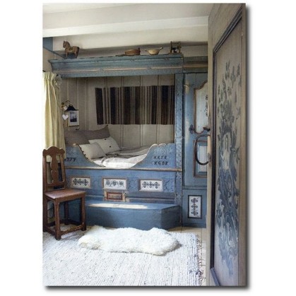 Pintura Decoración, tienda, muebles Técnica Azul Vintage Mary Paint chalk paint 250ml 2