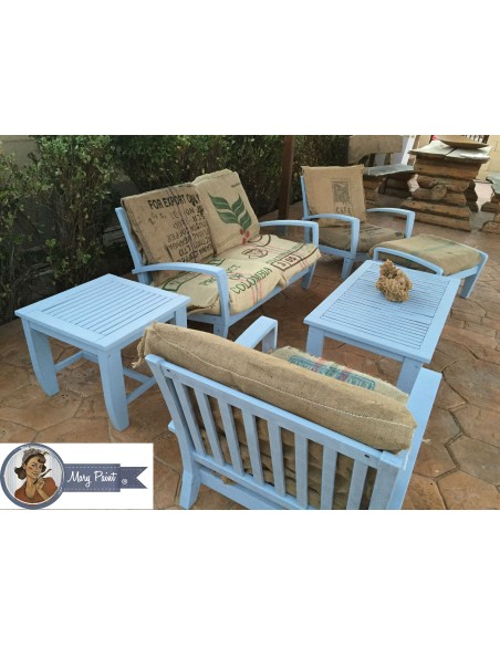 Pintura Decoración, tienda, muebles Técnica Azul Baby Mary Paint chalk paint 250ml