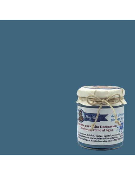 Pintura Decoración, tienda, muebles Técnica Azul Vintage Mary Paint chalk paint 250ml