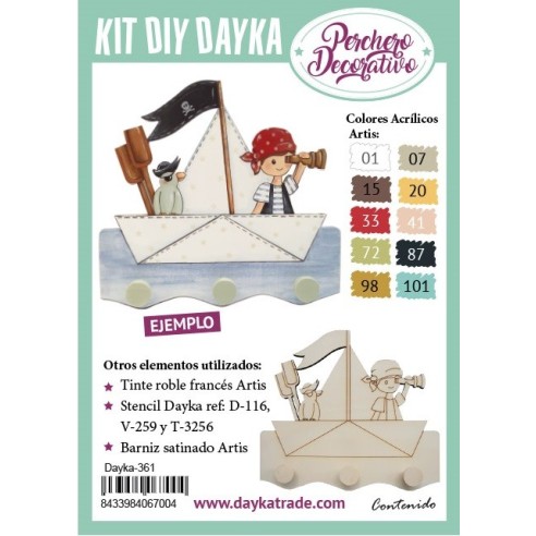 KIT DIY PERCHERO CHOPO PIRATA