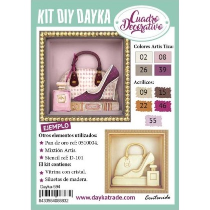 KIT DIY CUADRO BOLSO ZAPATO...