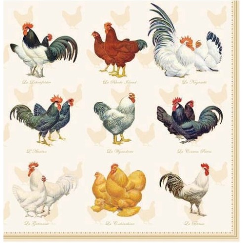 Servilleta Wyandotte Cream