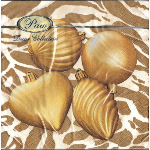 Servilleta Enfeites Dourados