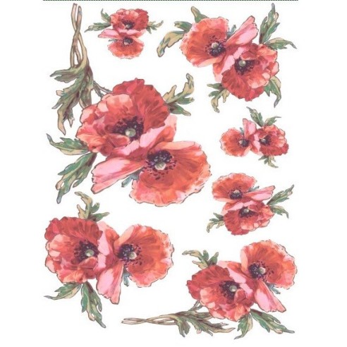 PAPEL DECOUPAGE ROJOS 70 GR 32X45CM.