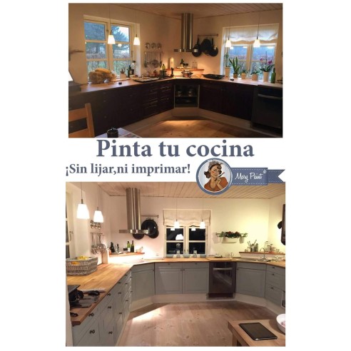 Pintura Decoración, tienda, muebles Técnica Azul Baltico Mary Paint chalk paint 250ml