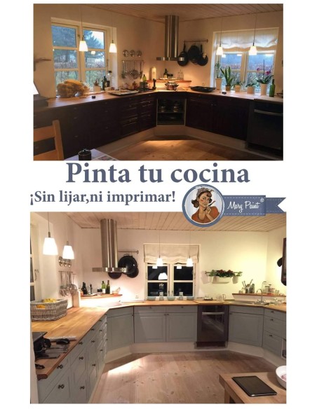 Pintura Decoración, tienda, muebles Técnica Azul Baltico Mary Paint chalk paint 250ml