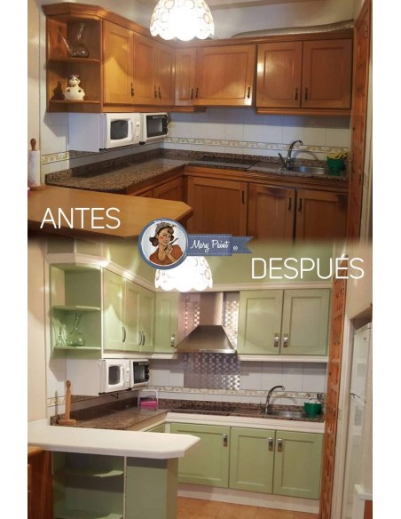 Pintura Decoración, tienda, muebles Técnica Verde Antiguo Mary Paint chalk paint 250ml