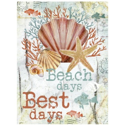 Papel de Arroz BEACH CONCHA...